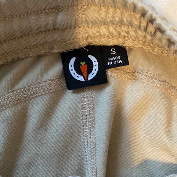 kids small kerrits leggings in tan, drawstring elastic waist. Good used cond. - Picture 6 of 6